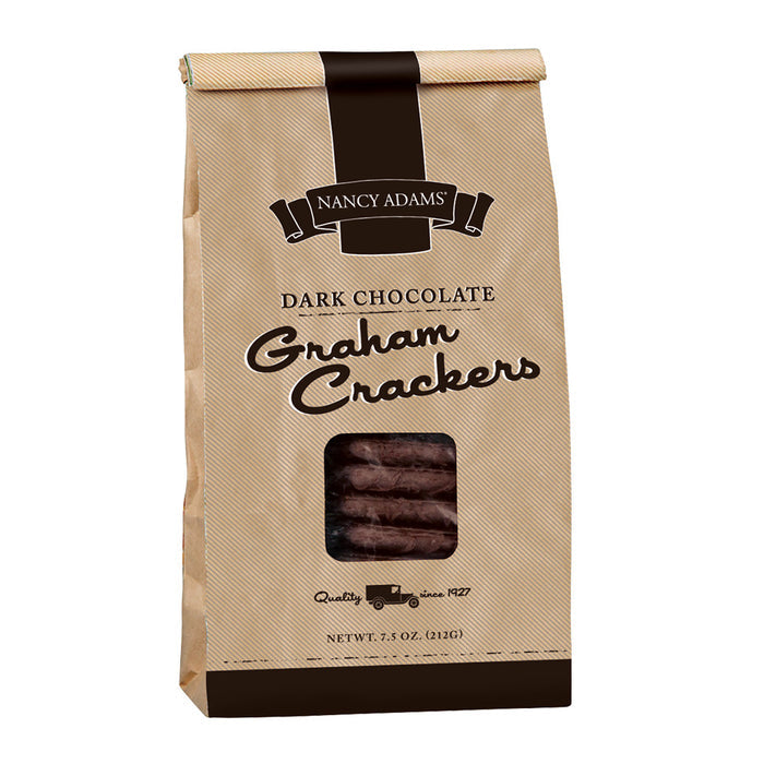 Nancy Adams Dark Chocolate Graham Crackers 7.5oz Bag - 12ct