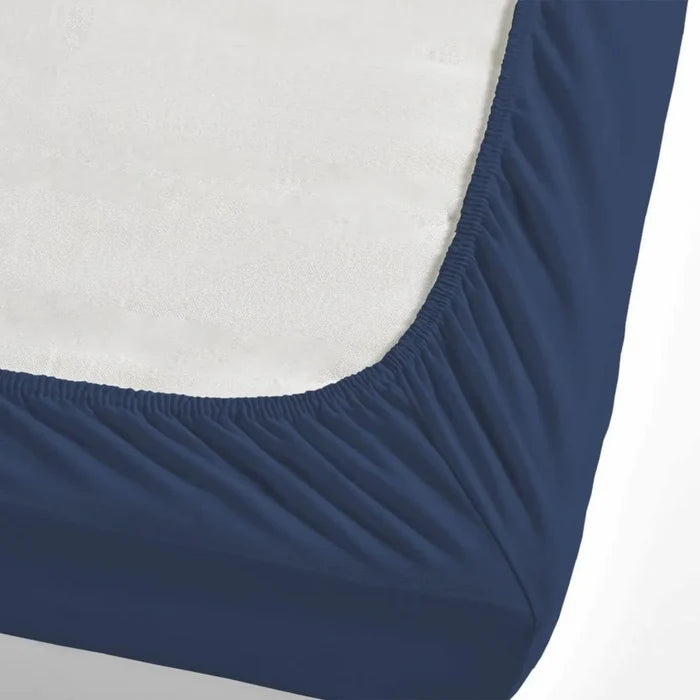 Nautica Jersey Drap-housse, Bleu marine, 140x200 cm