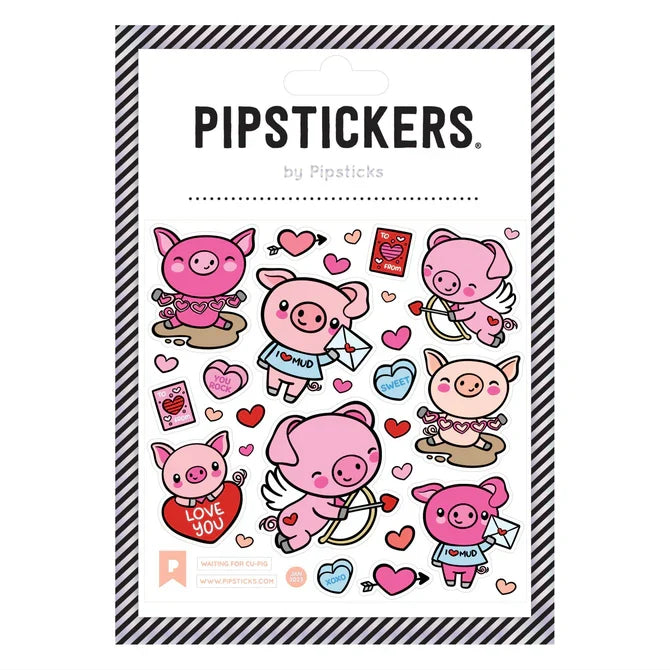 Pipsticks Waiting for Cu-Pig Sticker Sheet