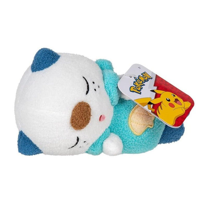 Pokemon 5 Inch Sleeping Oshawott Plush Toy - Owl & Goose Gifts