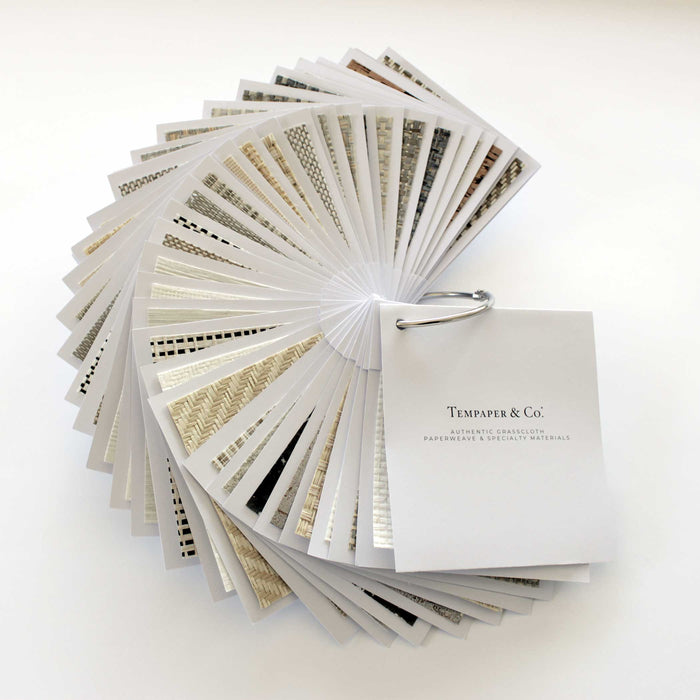 Premium Authentic Grasscloth Sample Rings