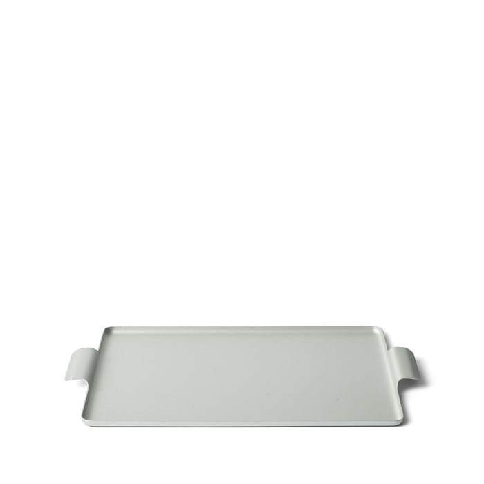 Kaymet Pressed Tray in Silver 11 x 14.5