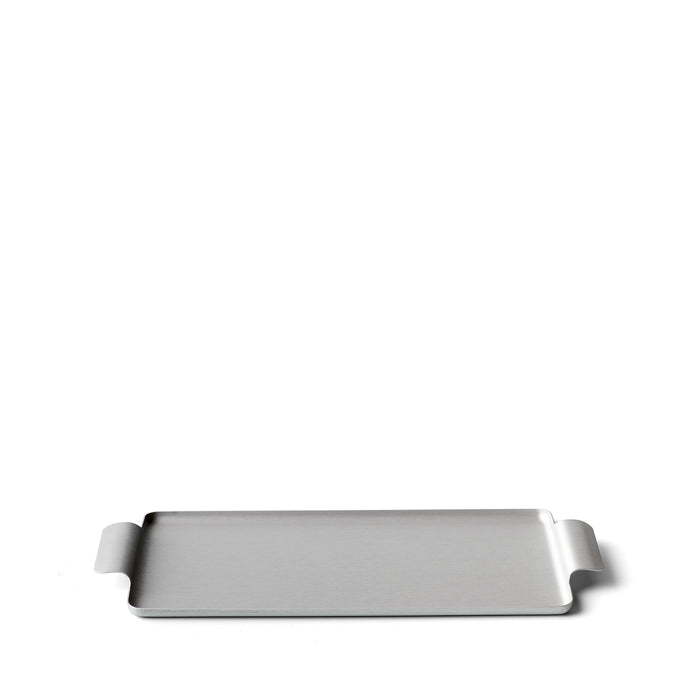 Kaymet Pressed Tray in Silver 7 x 14
