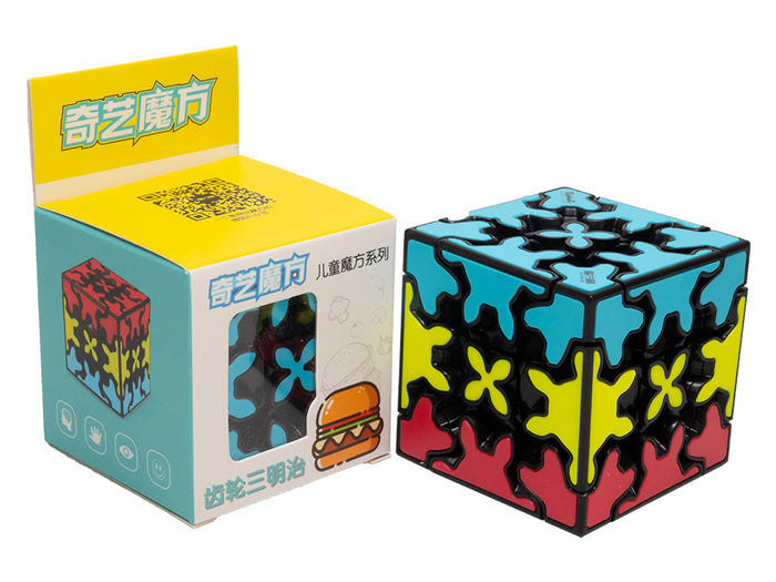 QiYi Sandwich Gear 3x3 Mini (Tiled - 5.7cm) - Black