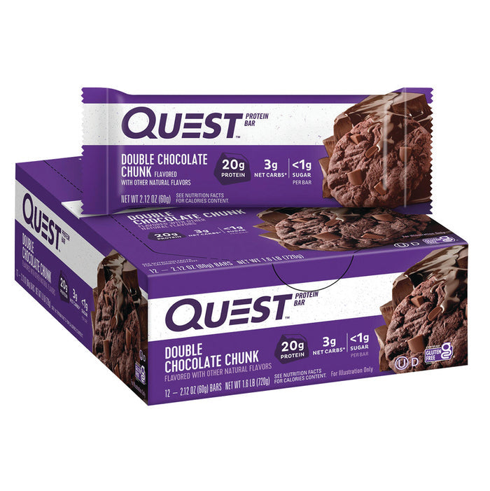 Quest Protein Bar Chocolate Chunk - 12 Count 2.1 OZ