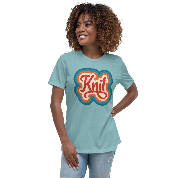 Retro Knit - Women's Relaxed T-Shirt