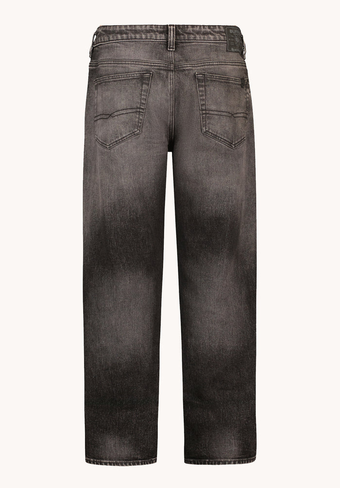 Buffalo Men Jeans Black Denim Denim Pants Stretch