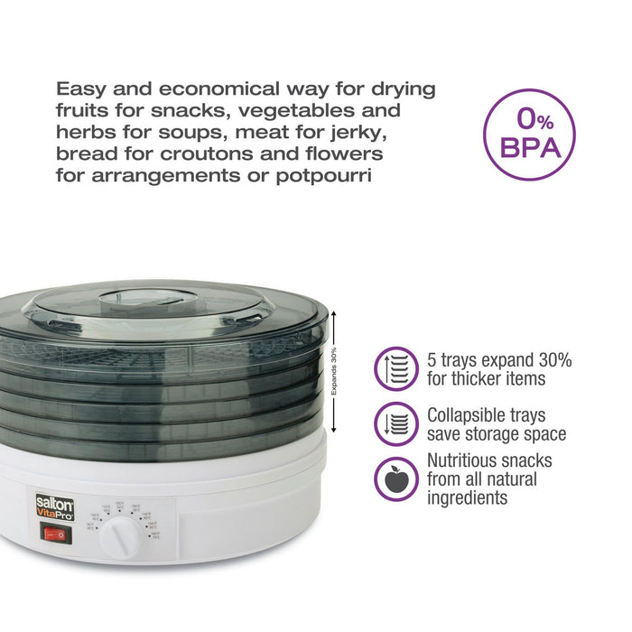 SALTON VitaPro Food Dehydrator - DH1454