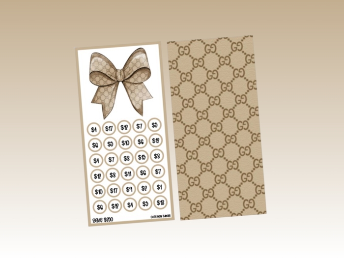Savings Insert & Envelope Bundle | G Bow