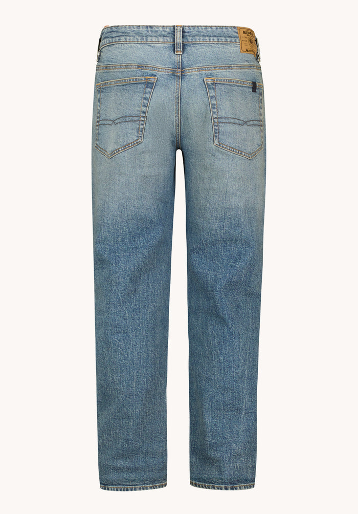 Buffalo Men Jeans Navy Denim Denim Pants Stretch