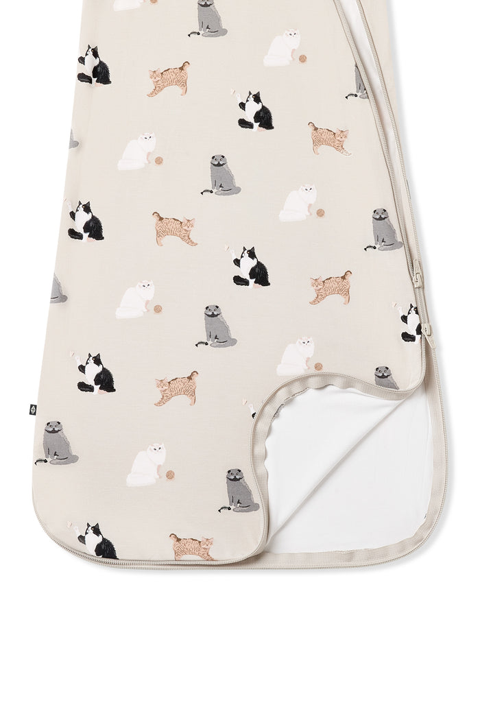 Double zipper on the Sleep Bag in Fluffy Cat 0.5