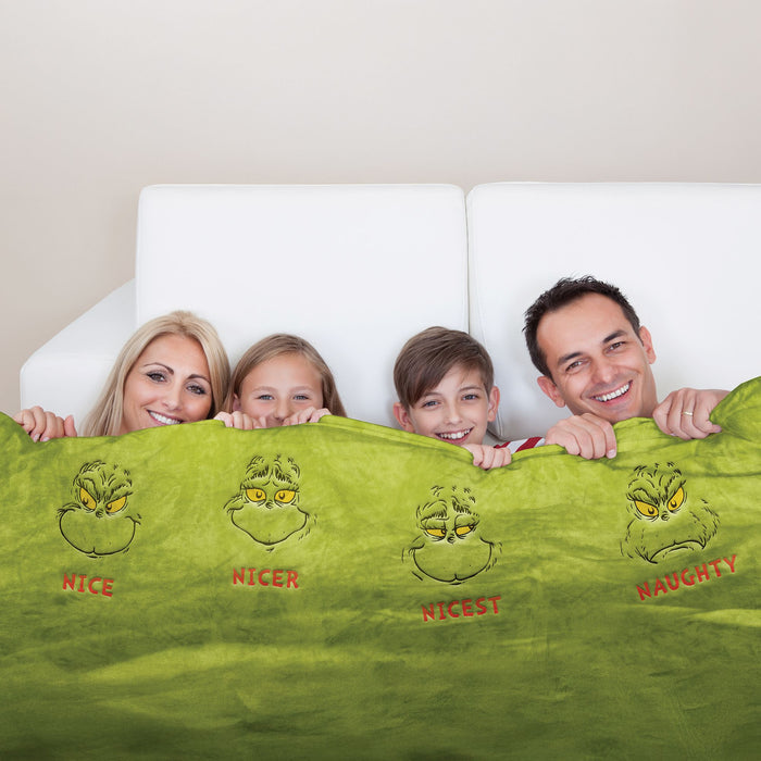 Snowpinions | Grinch Family SnowThrow | Blanket