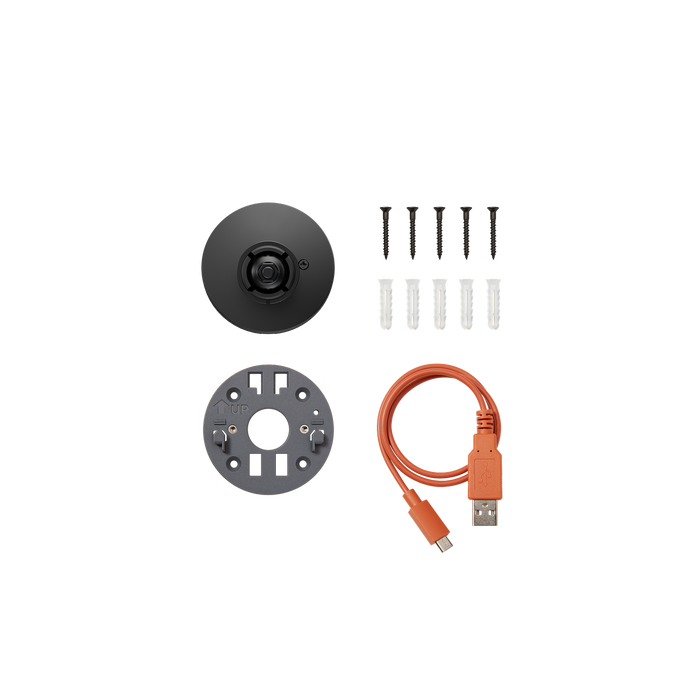 Black:Spare Parts Kit (Spotlight Cam Battery 2nd Gen)