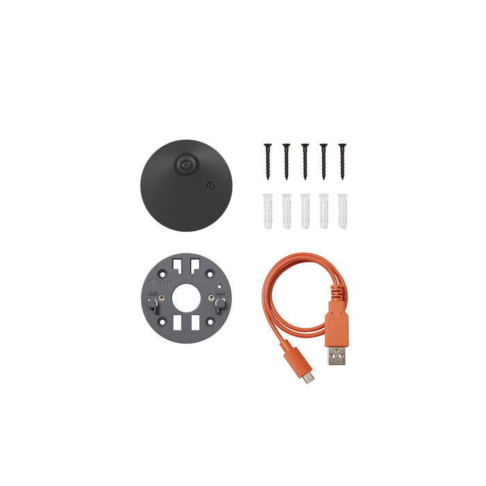 Black:Spare Parts Kit (Outdoor Camera 2K Battery)