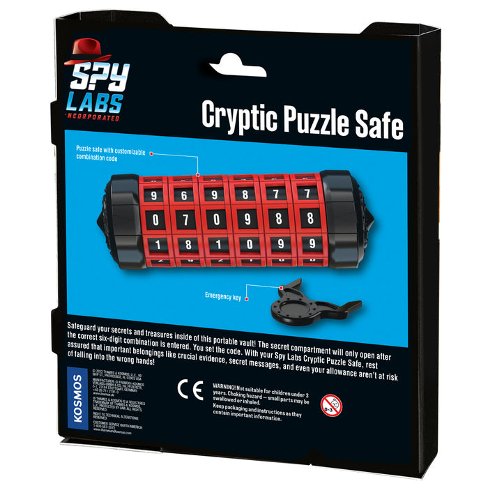 Spy Labs: Cryptic Puzzle Safe Detective Toys Thames & Kosmos