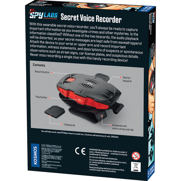 Spy Labs: Secret Voice Recorder Detective Toys Thames & Kosmos
