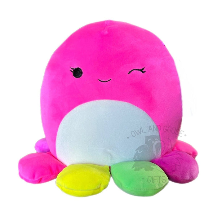 Squishmallow 12 Inch Lasla the Pink Octopus Plush Toy - Owl & Goose Gifts