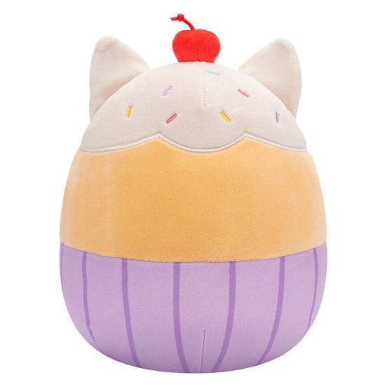 Squishmallow 16 Inch Miriam the Vanilla Cupcake Cat Plush Toy - Owl & Goose Gifts