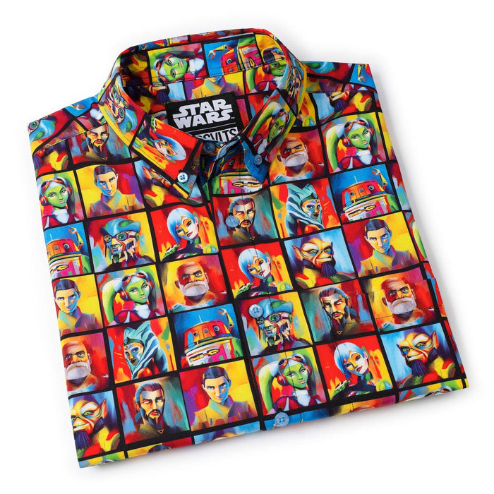 RSVLTS Star Wars Star Wars™ "Artistic Rebellion – KUNUFLEX Short Sleeve Shirt Star Wars™ "Artistic Rebellion – KUNUFLEX Short Sleeve Shirt