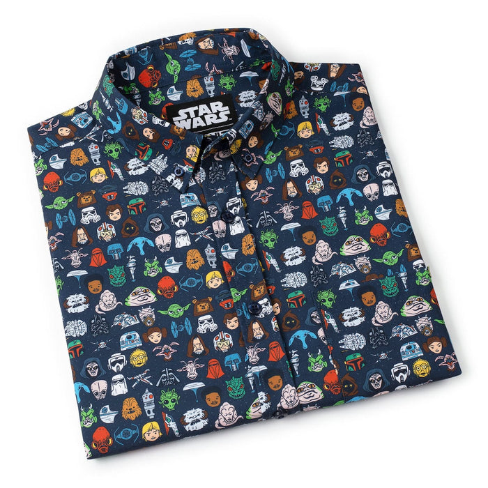 RSVLTS Star Wars Short Sleeve Shirt Star Wars™ "Cartoon Cosmos" – KUNUFLEX Short Sleeve Shirt Star Wars™ "Cartoon Cosmos" – KUNUFLEX Short Sleeve Shirt