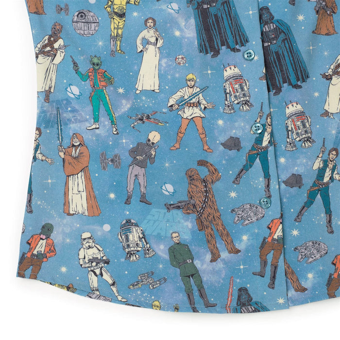 RSVLTS Star Wars Women's Short Sleeve Shirt Star Wars™ "Retro ‘77" – Women's KUNUFLEX Short Sleeve Shirt Star Wars™ "Retro ‘77" – Women's KUNUFLEX Short Sleeve Shirt