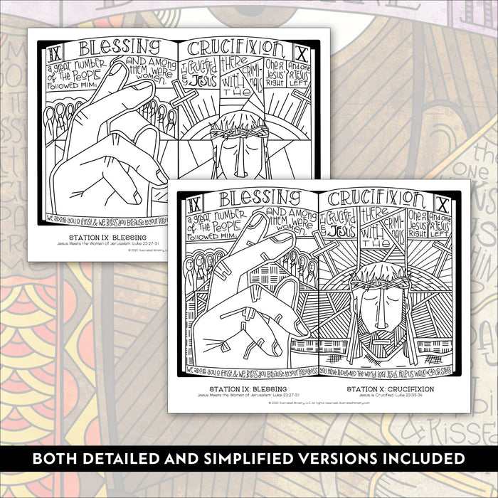 Stations of the Cross Coloring Pages