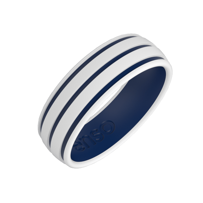 Etched Summer Silicone Ring - Stripes