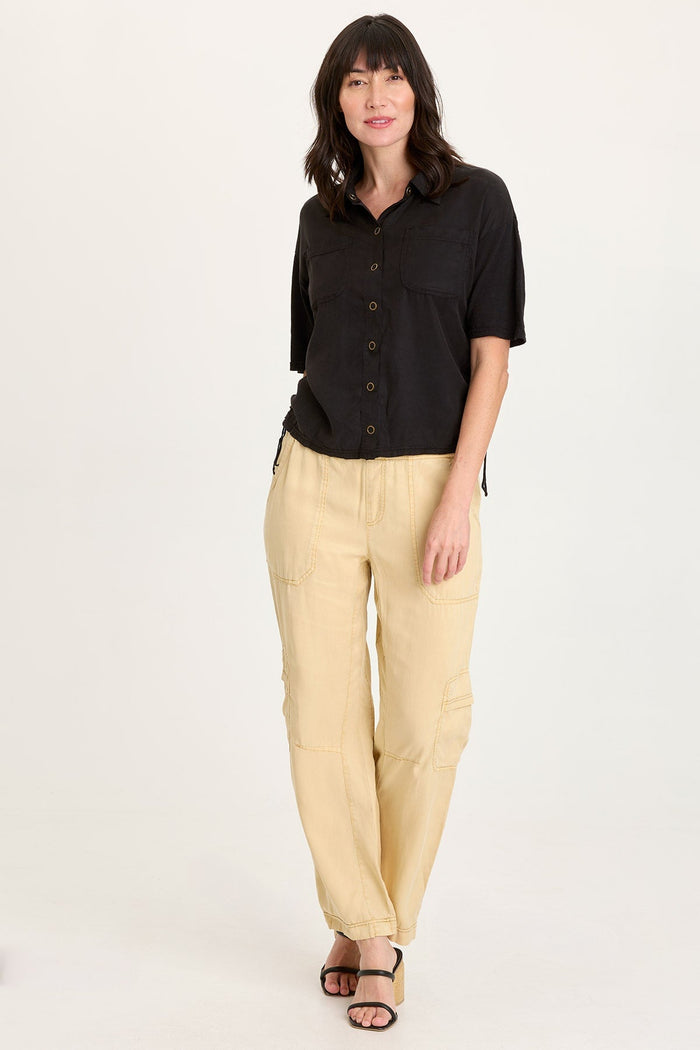 XCVI Taran Twill Sleek Cargo Pant