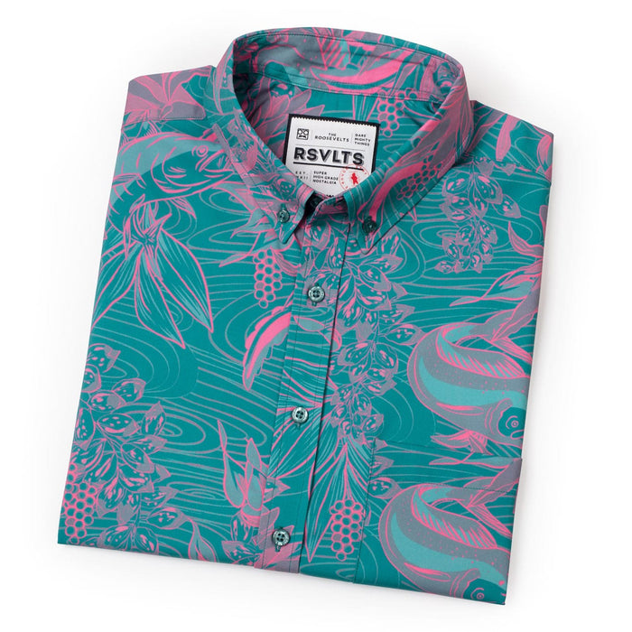 RSVLTS RSVLTS Fish "Well, Yeah It's a Trophy Fish" _ KUNUFLEX Short Sleeve Shirt