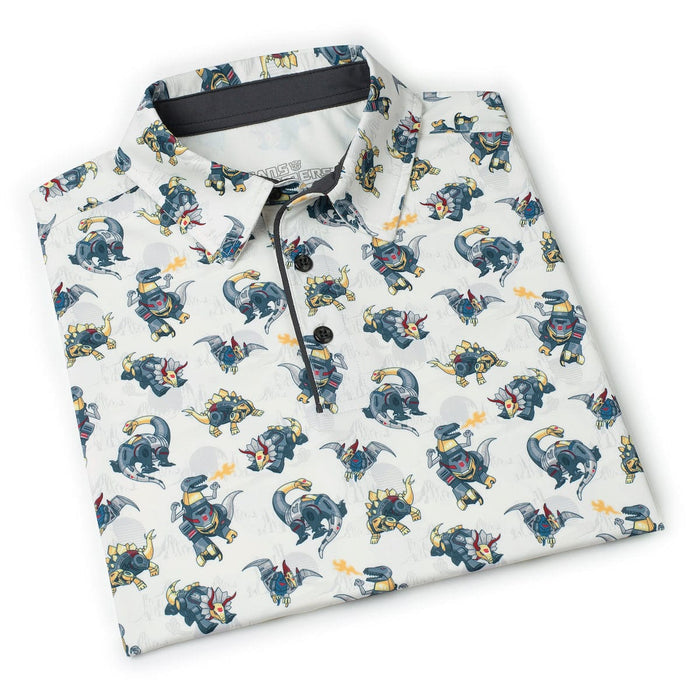 RSVLTS Transformers Short Sleeve Shirt Transformers "Dino Might" – All-Day Polo Transformers "Dino Might" – All-Day Polo