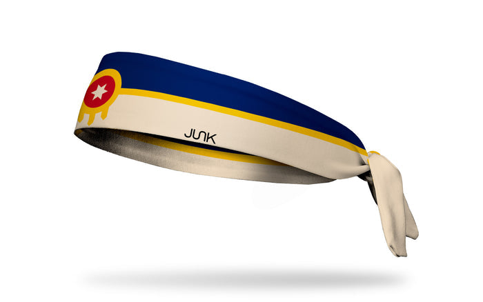 Tulsa Flag Flex Tie Headband - View 2