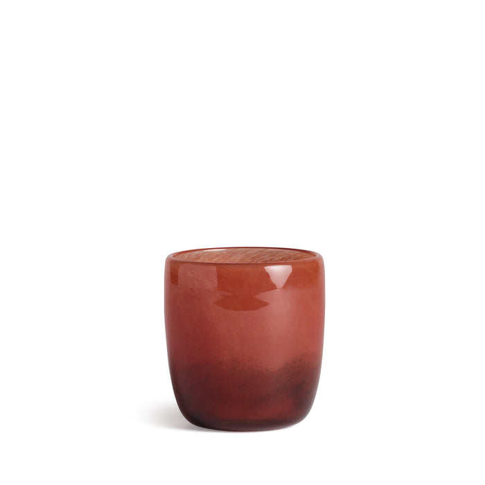 Two Tone Glass Cup in Grapefruit
