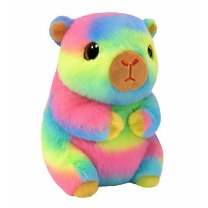 Ty Beanie Bellies 8 Inch Savanna the Rainbow Capybara Plush Toy