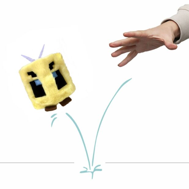 Ty Beanie Bouncers 4 Inch Minecraft Bee Plush Toy