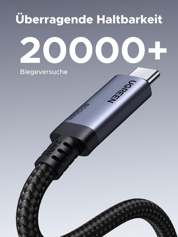 UGREEN USB - C Cable (240W, 80Gbps, 16K@60Hz) - UGREEN EU