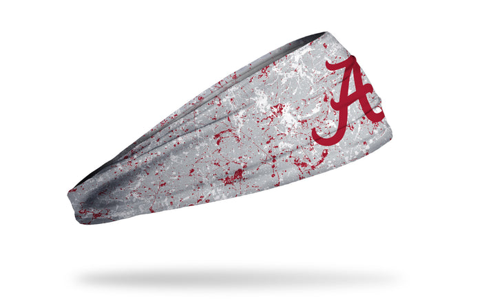 University of Alabama: Splatter Gray Big Bang Lite Headband - View 2