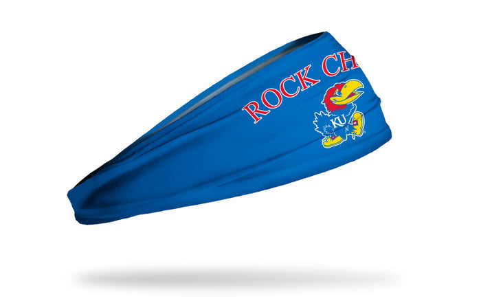 University of Kansas: Rock Chalk Jayhawk Royal Big Bang Lite Headband - View 2