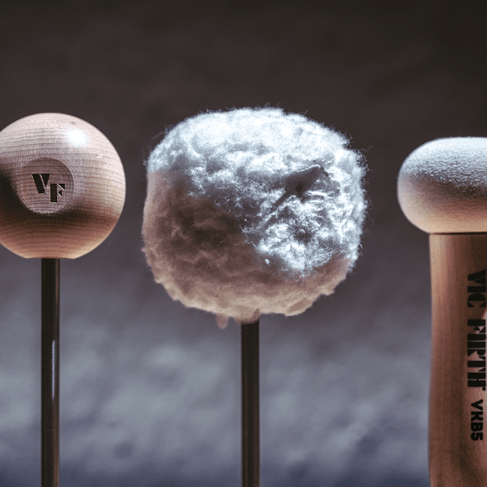 VicKick Beaters, Fleece-Covered Felt