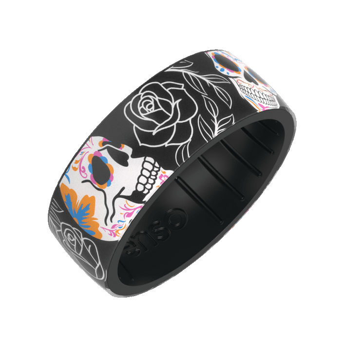 Sugar Skulls Silicone Ring - Vined Veil