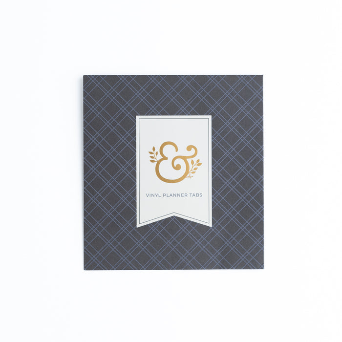 Vinyl Planner Tabs - Blues & Greens - Archer and Olive