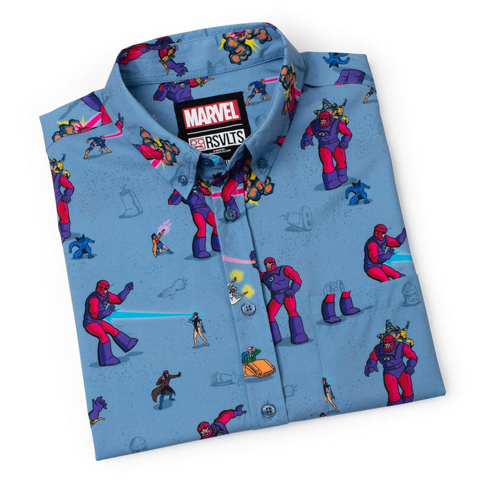 RSVLTS Marvel Short Sleeve Shirt Marvel X-Men “Night of the Sentinels” – KUNUFLEX Short Sleeve Shirt