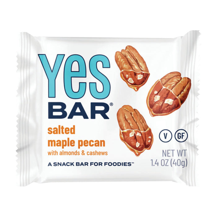 Yes Bar Salted Maple Pecan Protein Bars - 6 Count