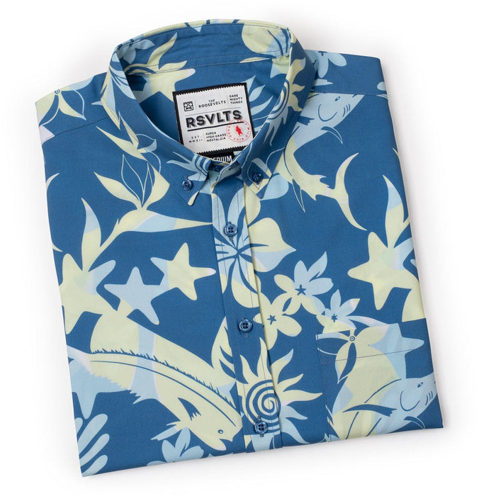 RSVLTS RSVLTS Fish "You've Got Sail" _ KUNUFLEX Short Sleeve Shirt