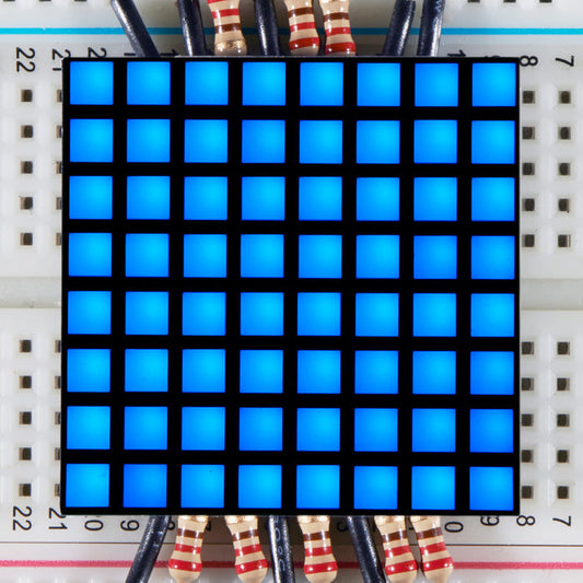 1.2" 8x8 Matrix Square Pixel - Blue by Adafruit - The Pi Hut