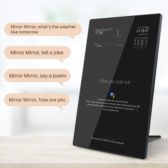 13.3" Magic Mirror (with built-in Raspberry Pi 3A+) by Waveshare - The Pi Hut