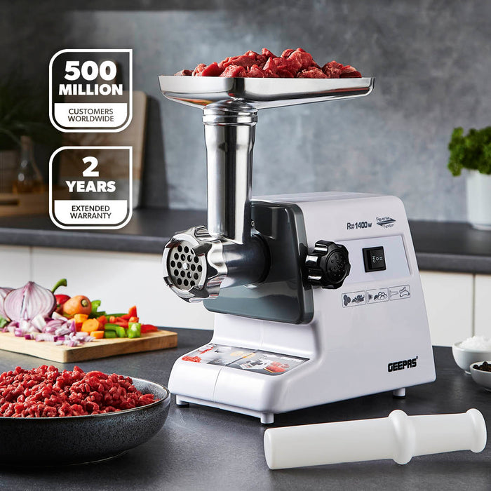 1400W Stainless Steel Automatic Meat Grinder and Meat Mincer
