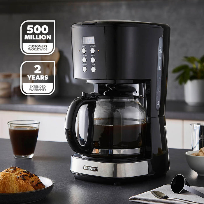 1.5L Multifunctional Digital Filter Coffee Maker Machine