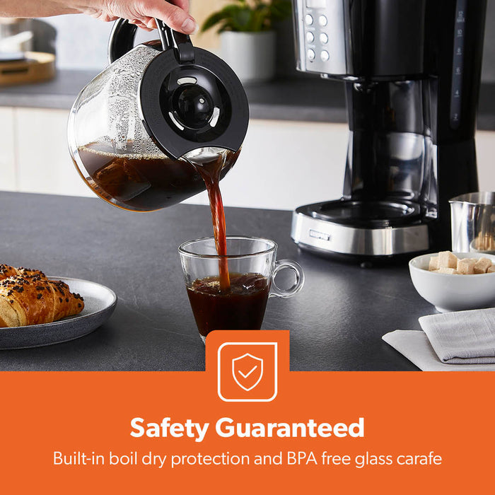 1.5L Multifunctional Digital Filter Coffee Maker Machine
