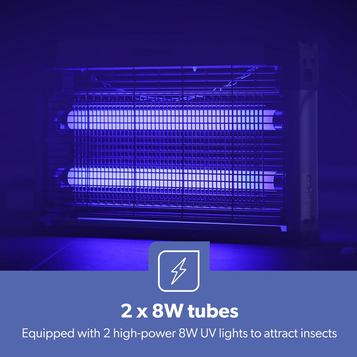 16W Electric UV Indoor Fly and Insect Zapper