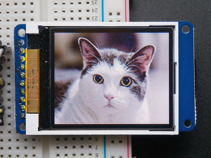 1.8" SPI TFT display, 160x128 18-bit color - ST7735R driver [discontinued] by The Pi Hut - The Pi Hut